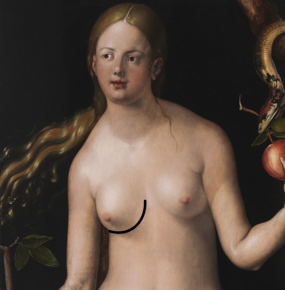 duerer eva mit buegel