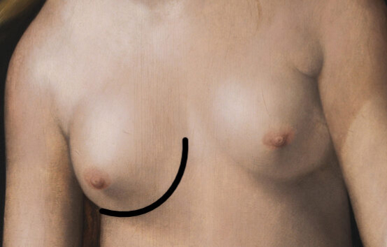 duerer eva mit buegel ausschnitt